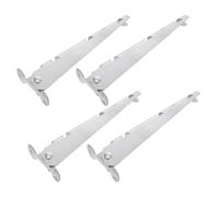 VICASKY 4 Pièces Barbed Wire Arm Extensions for Chain Link Fence Galvanized Steel Height Extender for Garden Security Pet Containment and Outdoor Fence Protection