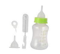 VICASKY 4 pièces Biberon pour Chiens Silicone avec Brosse de Nettoyage Nourrisseur pour Chiots Set et Facile à Nettoyer Couleurs Aléatoires Accessoires pour Toilettage Couleur Aléatoire