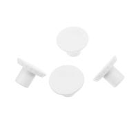 VICASKY 4 Pièces Bouchon de vidange congélateur Stoppers réfrigérateur Bouchon de vidange de Type vis Fichons de Refroidissement à l'épreuve Plastique Blanche