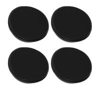 VICASKY 4 Pièces Bouchons de Vidange en Silicone Noir pour Congélateur Coffre, Joint Étanche Durabilité et Élasticité, Accessoires pour Entretien Domestique du Congélateur