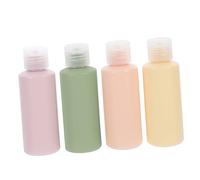 VICASKY 4 Pièces Bouteilles de Voyage Étanches de Flacons Cosmétiques pour Shampooing Lotion et Personnel pour Voyager et Transporter Produits Toilettage