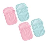 VICASKY 4 Pièces Brosse à Récurer Serviettes Pour Tout-petits Exfoliant Pour Tout-petits De Gommage Pour Le Corps De Pour Bébé Nettoyant Pour Le Corps De Bébé Givré