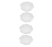 VICASKY 4 Pièces Céramique pour Hamsters et Petits Animaux Bol Lavable Renversement Bol Dalimentation Domestique pour Chinchillas Lot