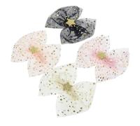 VICASKY 4 Pièces Clips à Nœud pour Filles Accessoires de Colorés pour Événements Spéciaux