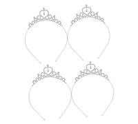 VICASKY 4 Pièces Couronnes Élégantes Diadème pour Mariage Accessoire pour Fêtes