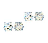 VICASKY 4 Pièces Culottes Réglables Coton pour Garçon Fille Couches Réutilisables Anti-fuite Confort Respirant Lot de Mixte Garçon Fille