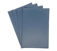 VICASKY 4 Pièces de Tuiles Miniatures en PVC Bleu Ancien 1/100 pour Décoration de Maison de Poupée, Modélisme de Toiture Rustique, Accessoires DIY pour Table de Sable et Micro-paysages
