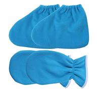 VICASKY 4 Pièces et Bottillons de Paraffine Accessoires Spa pour Soins des Mains Lot de Réutilisables et Confortables