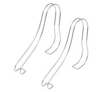 VICASKY 4 Pièces Étagère à Chaussures Acier Inoxydable Lot de Supports Organisateurs pour Chaussures Display Élégant pour Talons Femmes Rangement Pratique et