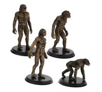 VICASKY 4 Pièces Évolution Humaine de Figurines Sapiens Outils Pédagogiques pour Enseignement Jeux Éducatifs