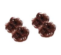 VICASKY 4 Pièces Grand Pince à Chignon Messy Bun Cheveux Synthétiques Extensions Postiches Volumineuses pour Fête Cosplay et Usage Quotidien