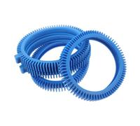 VICASKY 4 pièces Kit de Pneus pour Nettoyeur Piscine PVC Flexible Bleu Pneus Avant et Arrière avec Bosse Remplacement pour Entretien Quotidien