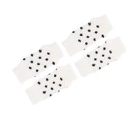 VICASKY 4 Pièces Lot de Chaussettes Anti-Glisse pour Chien Motif à Points Blancs Jambières Respirantes Et Résistantes Au Frottement pour Protection Et Confort pour Chiens