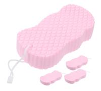 VICASKY 4 pièces Lot de Éponges Bain Garçon Fille Légères Exfoliantes et pour Toilette Quotidienne Garçon Fille Nettoyage et Mousse Riche