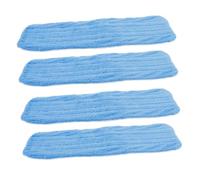 VICASKY 4 pièces Lot de Serpillières Réutilisables Microfibre pour Balai Plat Absorption Rapide Remplacement Lavable pour Sols Durs et Coins Accessoires de Rechange pour Vadrouille