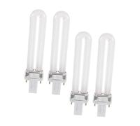 VICASKY 4 pièces Lot de Tubes LED pour Lampe Manucure UV Remplacement Rapide Longue Durée Jusqu’à Séchage Vernis Gel Compatible Lampe pour Soins des Ongles