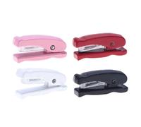 VICASKY 4 Pièces Mini Agrafeuse pour Maison de Poupées Ensemble Accessoires Éducatifs et Décoratifs pour Modèles Miniatures et Bureaux de Jouets