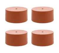VICASKY 4 Pièces Mini Socle de Sapin de Noël, Support Rotatif en Plastique | Aspect Souche Réaliste Couleur Café, Montage Rapide et Démontage Simple, pour Centre de Table à Maison