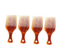 VICASKY 4 Pièces Peignes Larges Antistatiques pour Cheveux Bouclés Afro Lot de Outils Coiffants Durables Accessoires de Coiffure sans Odeur Démêlage et Finition Rapide