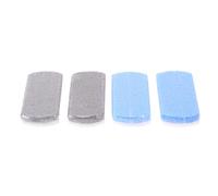 VICASKY 4 pièces Pierre à Pied Double Face pour Exfoliation Naturelle Dissolvant Callosités et Peau Morte Accessoire Soins des Outil de Pédicure pour Peau Dure et Fatigue