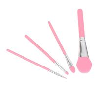 VICASKY 4 Pièces Pinceaux Maquillage Silicone Manche Accessoires Cosmétiques Pinceaux Maquillages Kit