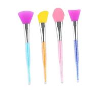 VICASKY 4 Pièces Pinceaux Masque Visage Silicone Applicateurs Résistants à Haute Température Faciles à Nettoyer Durables et Hygiéniques pour Soins Faciaux