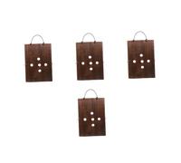 VICASKY 4 Pièces Plaque Suspendue pour Décor Maison et Boutique Support pour Plantes Grimpantes et Panneau Massif Durable pour Projets Artisanaux et Ambiances Naturelles