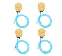 VICASKY 4 Pièces Pompe Pied Portable pour Matelas Air Ballon et Piscine Gonfleur Robuste avec Tuyau Flexible pour Adultes et Garçon Fille