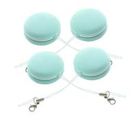 VICASKY 4 pièces Set de Lingettes Nettoyantes pour Écran Forme de Macaron Chiffon Antistatique pour Téléphone Lunettes et Moniteur sans Peluches Poussières et Traces Vert