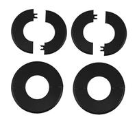VICASKY 4 Pièces Split Flange Escutcheon Plates for Pool Ladder Accessories Plastic Covers for Tubing and Handrail Hole Protection Outdoor Pool Ladder Replacement Parts