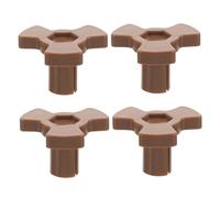 VICASKY 4 pièces Support de Plateau Tournant Micro-ondes Coupleur Entraînement Plastique de Guidage Stable Remplacement pour Four Traditionnel et Combiné