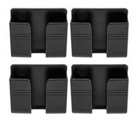 VICASKY 4 Pièces Support Mural pour Télécommande et Téléphone Portable Abs | Rangement Stable, Organisation Soignée, pour Salon et Chambre, Format Mural, Usage Quotidien