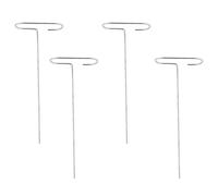 VICASKY 4 Pièces Support pour Plantes Grimpantes en Acier Inoxydable Argenté, Solide Décoration Intérieure et Extérieure, Adapté aux Plantes Vivaces et Aubergines