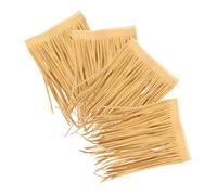 VICASKY 4 pièces Toiture de Chaume Artificielle Résistante Au Feu Décor Jardin Extérieur Intérieur Style Campagne Ferme