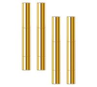 VICASKY 4 Pièces Tube de Correcteur Vide, Stylo Correcteur à Spirale, 5ml, Or, Aluminium, Rechargeable Pinceau, Léger et Facile à Utiliser pour Maquillage