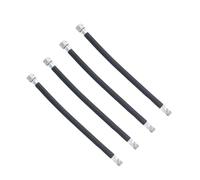 VICASKY 4 Pièces Tube de Rallonge pour Pompe à Air Accessoire de Pompe avec Embout Américain Tuyau Dextension et Facile à Installer Compatible Valves de Pneu pour Voiture et Lot
