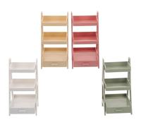 VICASKY 4 Pièces vitrine Miniature étagère Rack d'affichage de poupée Accessoires de Meubles de poupée Rack d'affichage Miniature décor de Maison présentoir à Fleurs