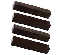 VICASKY 4 pièces Wooden Chinese Calligraphy Paperweight Set Rectangular Smooth Wood Desk Decoration And Brush Rest For Writing And Painting Practice