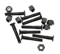VICASKY 40 Ensembles Vis de Fixation Jeu de Boulons, pour Skateboard | Matériel de Montage Écrous, pour Planche Skate, Lot de Sets de Set de Sets de Pièces, Usage Pratique