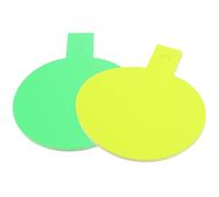 VICASKY 40 Feuilles Étiquettes de Vente Pop en Papier Fluorescent | Jaune et Vert, Usage Marché ou Collecte de Fonds, Attire L’attention sur Produits Spéciaux