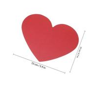 VICASKY 40 Pièces Cartes Créer en Rouge de Cœur Papier Surface Saint-valentin de Lisse Facile à Écrire, Kit Décoration Romantique et Festive pour Vos Propres