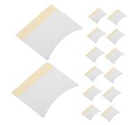 VICASKY 40pièces Coton Auto-adhésif Pour Yeux Pads Élimination De Maquillage Pour Extensions De Cils Pour Perming Et Soins Peau