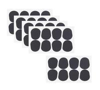 VICASKY 40pièces Mouthpiece Protection Pads For Saxophone Clarinet Thin Oval Self-adhesive Cushions Anti-slip Comfort Patch For Alto Sax And Clarinette Beginners