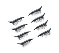 VICASKY 4paires Autocollants Pour Cils Éclatants Stickers Créatifs Pour Maquillage Des Yeux Réutilisables Pour Regard Expressif