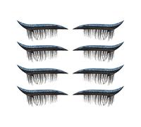 VICASKY 4paires Autocollants pour Faux Cils Décoratifs pour Cils Produits de Beauté Naturels et Confortables Faciles à Appliquer pour Sublimer Votre Regard