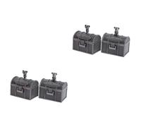 VICASKY 4pièces Boîte à Dents De Lait Organisateur De Souvenirs Pour Rangement Pratique Pour Dents Et Cheveux Pour Et