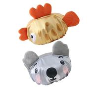 VICASKY 4pièces Bonnet De Garçon Fille Bonnet De Bain Étanche Motif Animaux Accessoire De Toilette Pour Filles Et Garçons De Koala Et Poisson