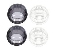 VICASKY 4pièces Couvercles De Pour Boutons De Cuisinière Lot De Blancs Noirs Sécurisez Votre Cuisine Et Protégez Vos Des Accidents Domestiques