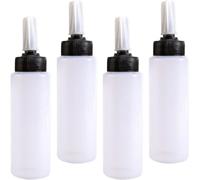 VICASKY 4pièces Flacons Souples Pour Coiffure Outils De Dosage Pour Coloration Capillaire Flacons De Teinture Pour Usage Professionnel Et Domestique