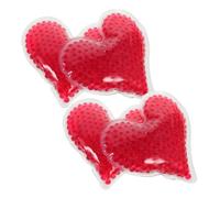 VICASKY 4pièces Gel Ice Pack Coeur Packs De Froid Réutilisables Pour Soins Des Blessures Gel Pour Adultes Soin Musculaire Et Articulaire